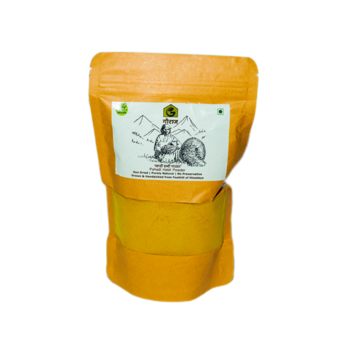 Natural Stone Grounded Cold Pressed Pahadi Turmeric Powder
