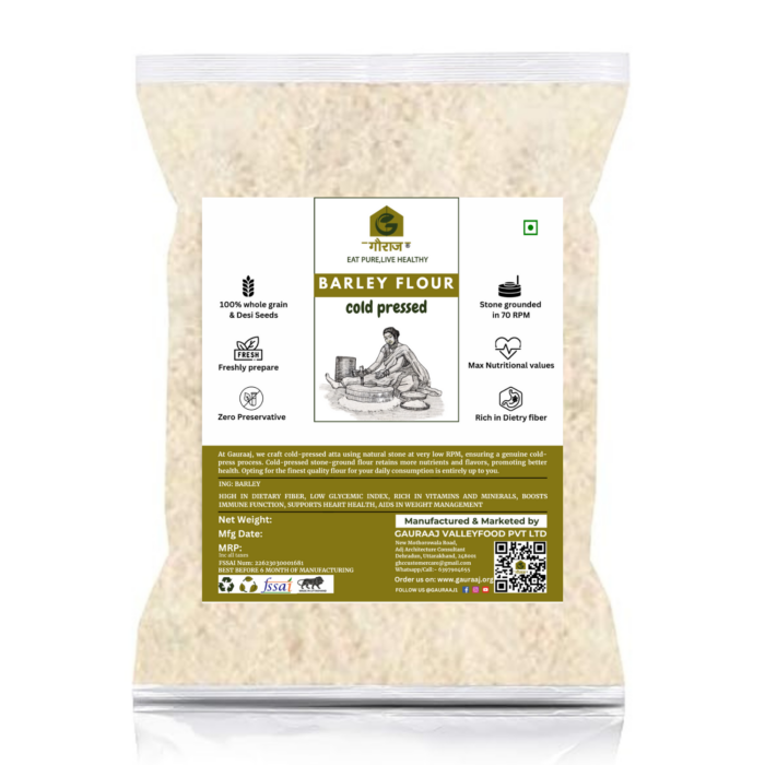 Natural Stone Grounded Cold Pressed Barley Flour-1Kg
