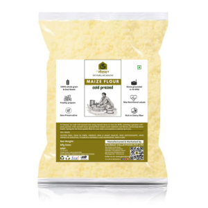 Natural Stone Grounded Cold Pressed Makki Aata 1Kg